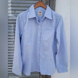 Dickies women's oxford button up collared shirt